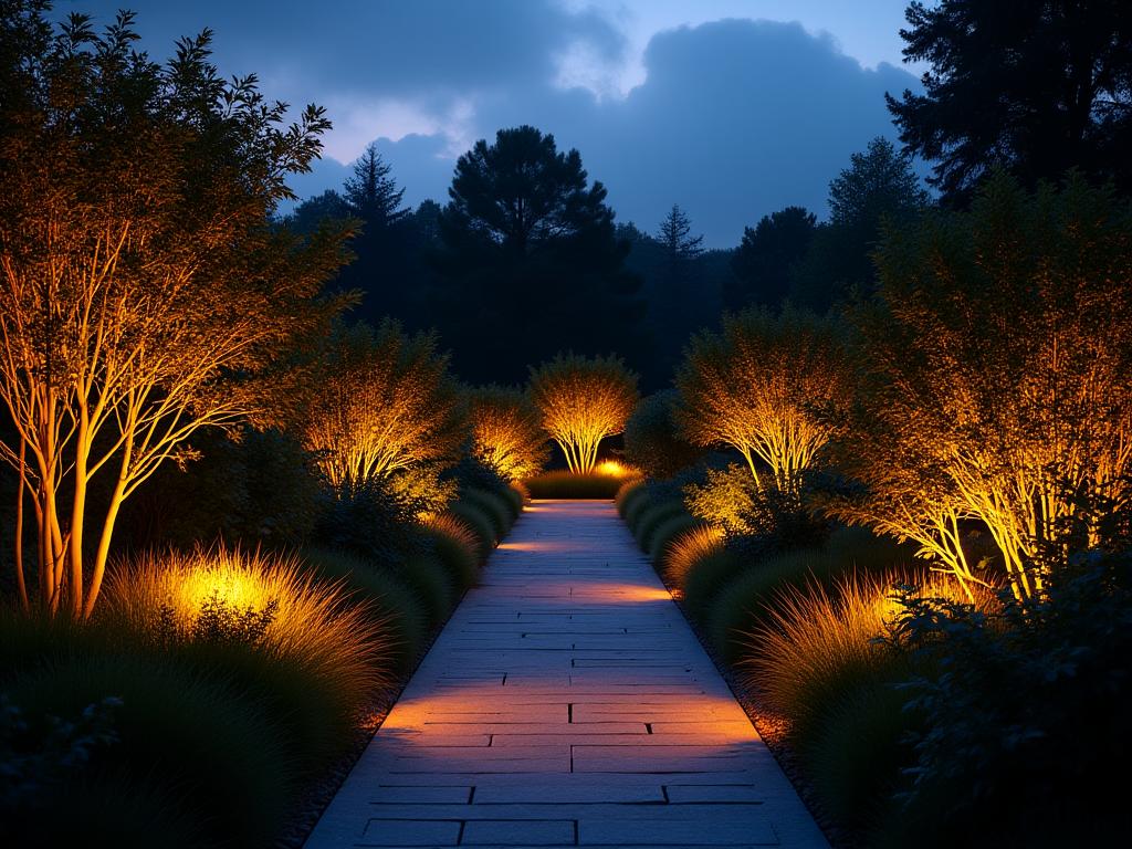Garden Lighting at Night